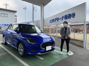 M様　新型スイフト納車式